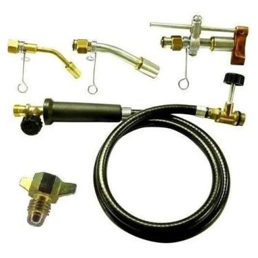 Imagem de 2X Maçarico Aparelho De Solda Gás Direto No Botijão 3 Bicos