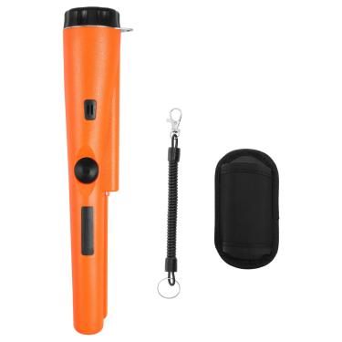 Imagem de Detector de metal Pinpointer, detector de metais portátil portátil, pesquisa 360° detector localizador de metais IP66 à prova d'água 7 cm profundidade de pesquisa sem bateria para ouro prata alumínio