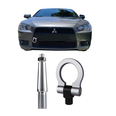 Imagem de Tow Hook Gancho Reboque Mitsubishi Lancer GT HL HL-T Cinza - Estilo Br