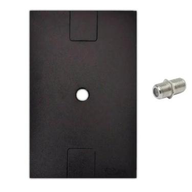 Imagem de Módulo Conector de Antena Placa 4x2 Caprice Pluzie, Preta