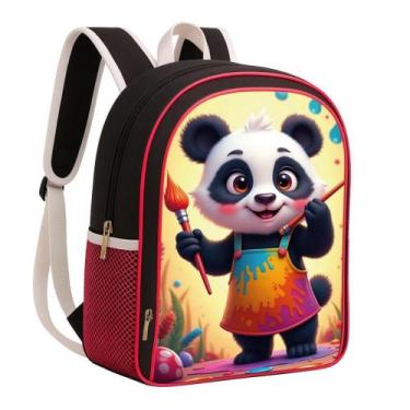 Imagem de Mochila Infantil Costas Organizada para Escola Criança - Pikuka, Preto