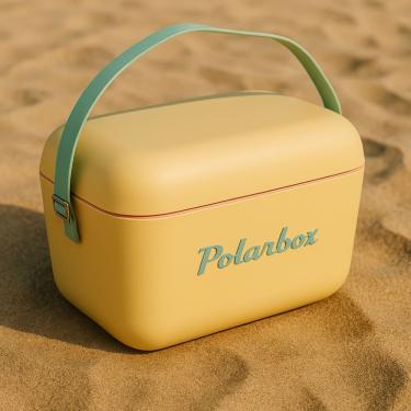 Imagem de Cooler Polarbox 20L -  Amarelo com Alça verde