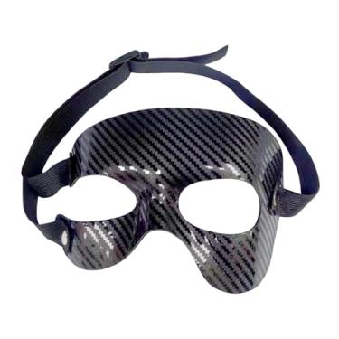 Imagem de Dynwave Protetor nasal para basquete, máscara esportiva com alça ajustável, capa protetora facial para softbol, ​​futebol, karatê e futebol, Style a