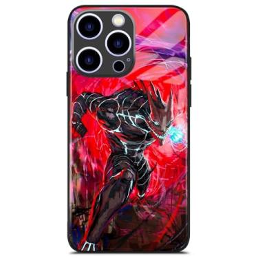 Imagem de Akatxezy Kaiju Berserk 8 Capa de telefone brilhante anime favorito dos fãs - Capa de vidro de silicone macio, design exclusivo capa de mangá para iPhone 16
