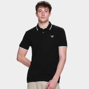 Imagem de Camisa Polo Colcci IV Masculina, Preto, G