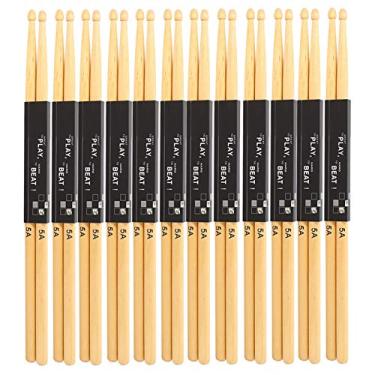 Imagem de Baquetas Práticas, Baquetas 5A Duráveis, Bateria de Prática para Crianças Snare Drums
