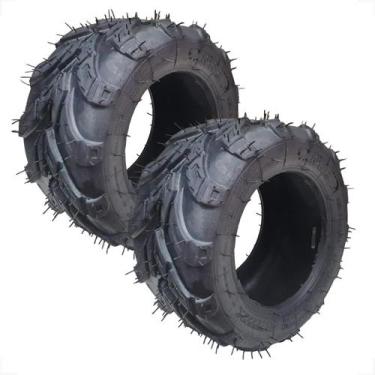 Imagem de Jogo 2 Pneus 16x87 Mini Quadriciclo Kraken 110cc Diant traseiro - RX T