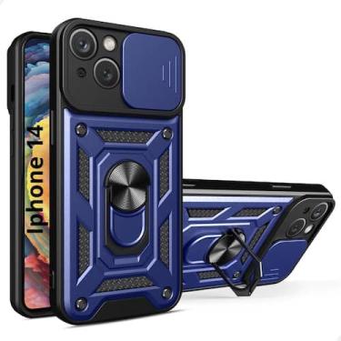 Imagem de Capa Capinha Case Anti impacto para iPhone 14 5g com proteção para câm