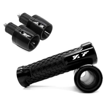 Imagem de Acessórios de motocicleta Alumínio CNC Pegas de Mão Tampa de Extremidade da Barra Compatível com Y&AMAHA YZF R1 YZF R6 YZFR6 YZF R125 YZFR15 R25 YZF R3 YZF YZF (Preto)