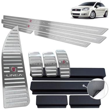 Imagem de Descanso Soleira Pedaleira Manual Prata Linea 2009 A 2016