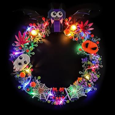 Imagem de BRIKSMAX Kit de luz compatível com Lego Halloween Grinalda 40825 | Iluminação LED alimentada por USB para colecionadores de Lego, sala de exposição, presente para adultos (modelo não incluído)