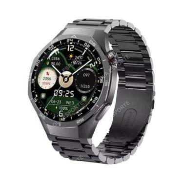 Imagem de Relógio Inteligente Masculino Com Tela AMOLED, Rastreador GPS, Chamada