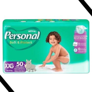 Imagem de Fraldas Descartáveis Personal Baby Dia e Noite - Pacote Hiper  M/G/XG/