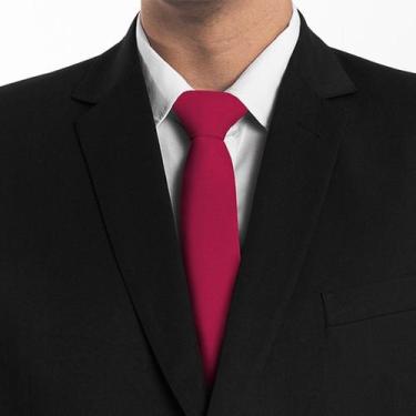 Imagem de Rosa pink oxford - gravata para casamentos e congresso - Dmais Gravata