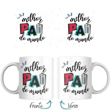 Imagem de Caneca de Porcelana O Melhor Pai Do Mundo Com Foto Dias Dos Pais Prese
