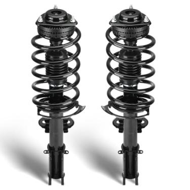 Imagem de Conjunto de suportes dianteiros com amortecedor de mola de bobina compatível com Chrysler Town & Country 2011-2016 Volkswagen Routan 2011-2019 Dodge Grand Caravan, 471128L 471128R