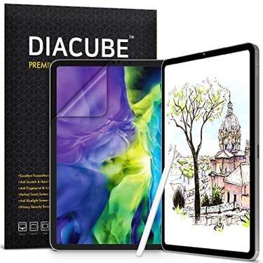 Imagem de Diacube Protetor de tela Paperfeel 1 peça + protetor de tela sem brilho, 1 peça para iPad Pro 11 (2020), filme Paperfeel PET fosco com filtro de corte de luz azul, compatível com Apple Pencil