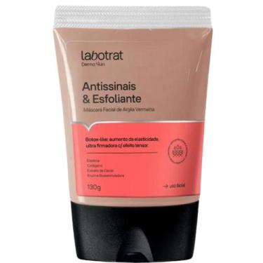 Imagem de Mascara Facial De Argila Vermelha Antissinais Esfoliante Elasticidade 