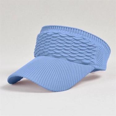 Imagem de Chapéu Feminino Respirável De Cor Sólida Com Viseira E Aba Longa - oem