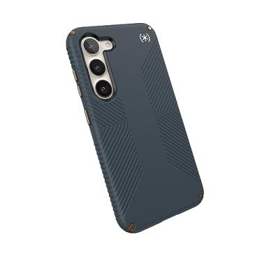 Imagem de Speck Capa Presidio 2 Grip para Samsung Galaxy S23, cinza carvão/bronze frio/branco
