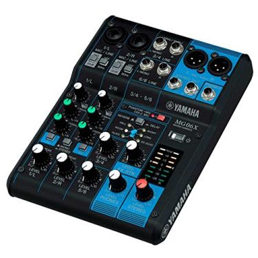 Imagem de Mesa de Som Yamaha MG06 com 6 canais - 2 Entradas de Microfone