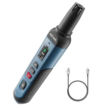 Imagem de Detector de vazamento de gás azul recarregável com tela TFT