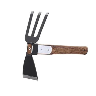 Imagem de IEUDNS Enxada e cultivador, ferramenta manual, ancinho para plantio de canteiros de flores e quintal, afrouxamento do solo, Style a