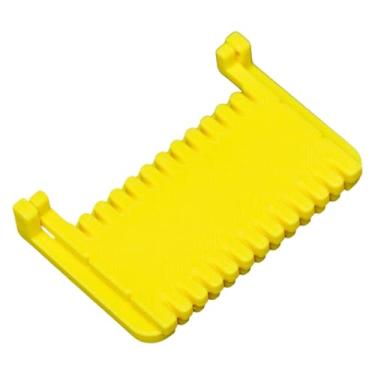 Imagem de MotiveTech Régua de costura com trava de borda, gabarito de costura, clipe de design para bainha precisa, Amarelo