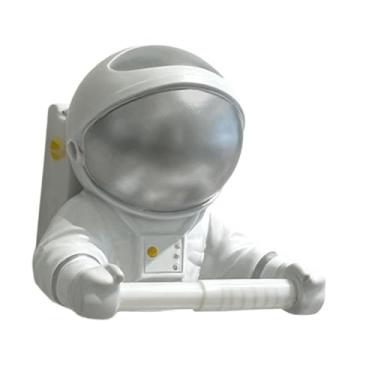 Imagem de YWJLQH Suporte de Papel Higiênico de Fofo, Suporte de Papel Toalha, Prateleira de Parede, Desenho Animado, Organizador, Suporte para Vaso Sanitári, Prata, Tamanho real