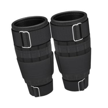 Imagem de KiBcsLic Pesos de tornozelo, tiras de peso de perna modulares, par de pesos de perna ajustáveis ​​com peso para pilates, academia, exercícios de cardio e, 1 a 14 Kg