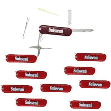 Imagem de Kit 10 uns Mini Canivete Suiço Portátil Multiúso, metal