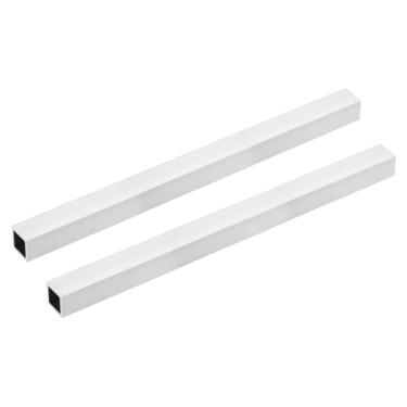 Imagem de Tubo quadrado de alumínio 6063, 20 mm x 20 mm x 1 mm espessura de parede 300 mm comprimento tubo reto sem costura 2 peças