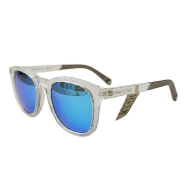 Imagem de Óculos De Sol Hang Loose Silicone Espelhado Azul Oficial-Masculino