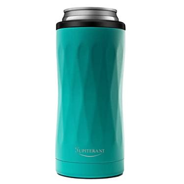 Imagem de Can Cooler Coozies Ramblers padrão de 340 g com isolamento a vácuo para cerveja, refrigerante, água com gás (azul - 340 g)