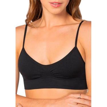 Imagem de Sutiã top Lupo Loba 41100-001 Básico Sem Costura Poliamida T. PP/GG, M