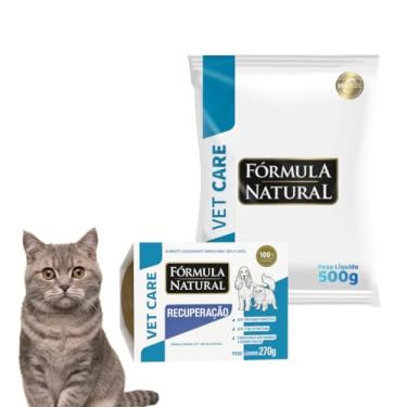 Imagem de Ração Fórmula Natural Vet Care Tratamento Renal 500g + Patê Úmido Recuperação Para Gatos 270g