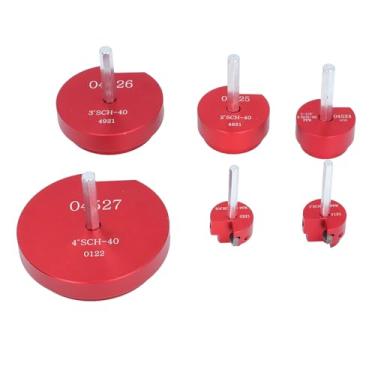 Imagem de FTVOGUE Conjunto de Reamer de Tubos de Pvc, 6 Peças, Kit de Ferramentas de Encanamento Com 3/4 Polegadas, 1 Polegada, 1-1/2 Polegadas, 2 Polegadas, 3 Polegadas, 4 Polegadas, Cabeças