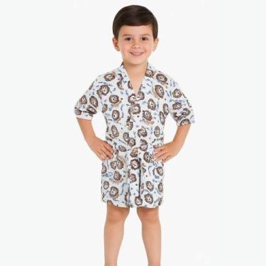 Imagem de Roupão Infantil Malha Felpuda Com Capuz 230g-m² Bene Casa