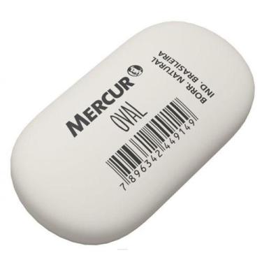 Imagem de Borracha Mercur Oval Branca