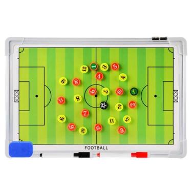 Imagem de Tabuleiro de treinador de futebol LEAP Magnetic 45x30 cm com marcadore