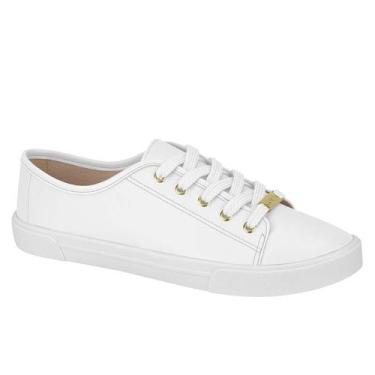 Imagem de Tênis Moleca Feminino Casual Conforto e Estilo, Branco, 36