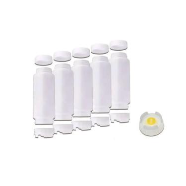 Imagem de Conj 5 Bisnagas 355 ml (12 Oz) FIFO Bootle Canadá Original Bico NSF Co