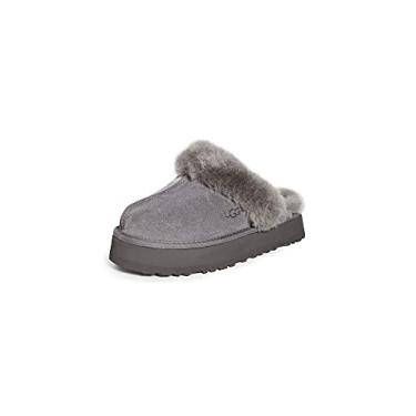Imagem de UGG Pantufa feminina Disquette, Carvão, 40