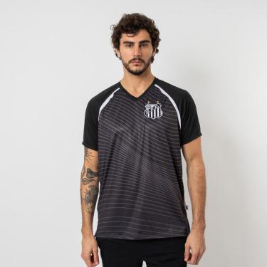 Imagem de Camiseta Esportiva Santos Mangas Raglan Full Print Ondas-Masculino