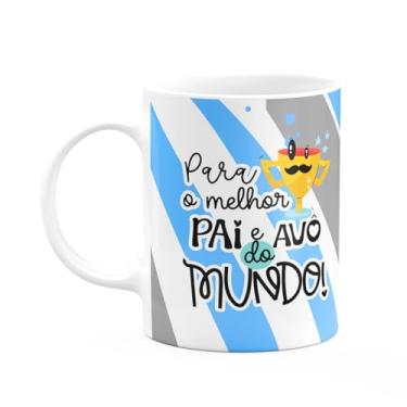 Imagem de JPS INFO, Caneca Pais - Para o melhor pai e avô do mundo - 325ml
