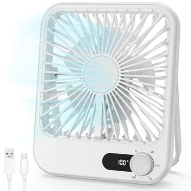 Imagem de Ventilador portátil para viagens, Cruise Essentials Carnival 2025 para cruzeiro aprovado recarregável com 100 velocidades de vento ajustável, pendurado no teto da cabine nas paredes, ventilador de