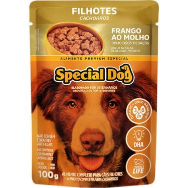 Imagem de Ração Úmida Special Dog Ultralife para Cães Filhotes Sabor Frango ao Molho 100g