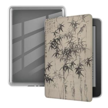 Imagem de Akacy Capa macia transparente com padrão pintado para o novo Kindle paperwhite de 6 polegadas (5ª 6ª geração - edição 2012/2013/2015), capa protetora leve e-reader (4)