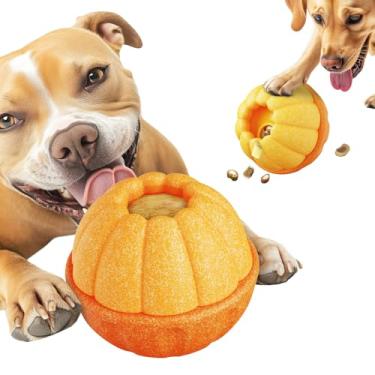 Imagem de CHYASPNG Frozen Treat Brinquedo para cães mastigador agressivo, brinquedos de enriquecimento de cães preenchíveis, brinquedos interativos de longa duração, fácil de limpar, segura ração, guloseimas
