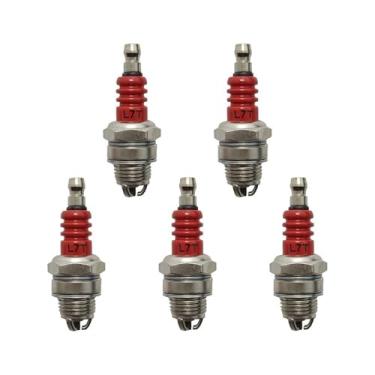 Imagem de 1/3/5PCS Vela de Ignição de 3 Lados L7T para Motosserra e Roçadeira, Acessórios para Ferramentas de Jardim e Cortadores de Grama (1PCS)